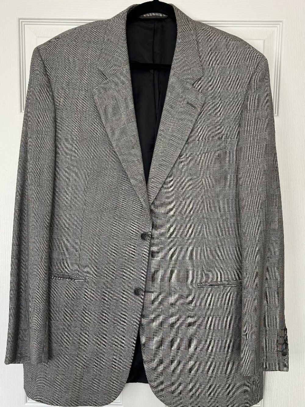 Jack Victor Montreal for Nordstrom 44L Sport Coat Wool Cashmere Houndstooth